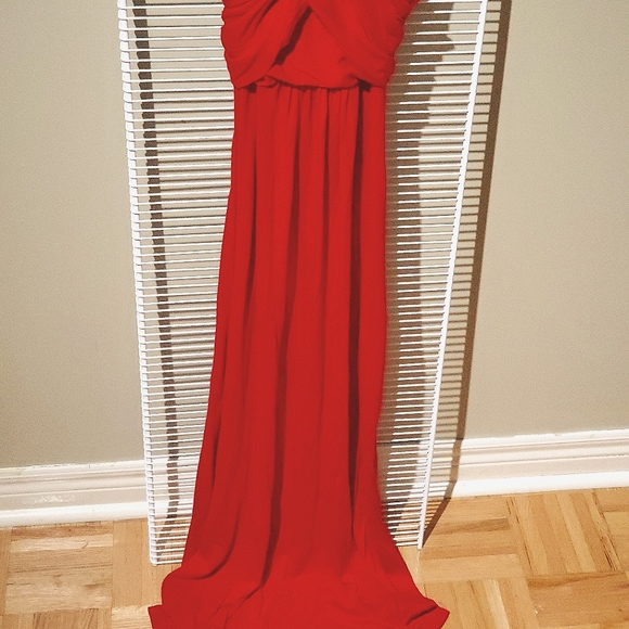 Red Maxi Dress, Casual to Formal - Picture 2 of 4